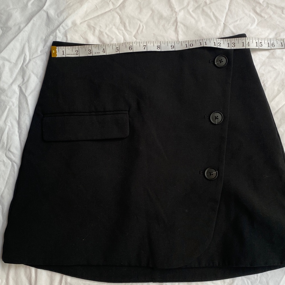 a new day Black Mini Skirt with High Waistband
